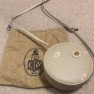 Mark Cross Cream Crossbody Bag
